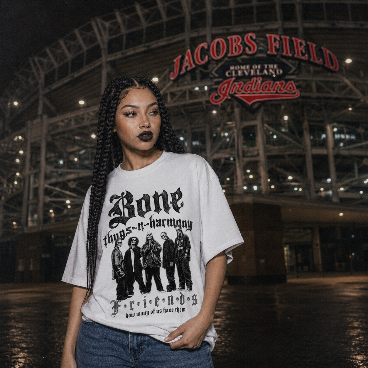 Bone Thugs-N-Harmony Friends Tee (White)