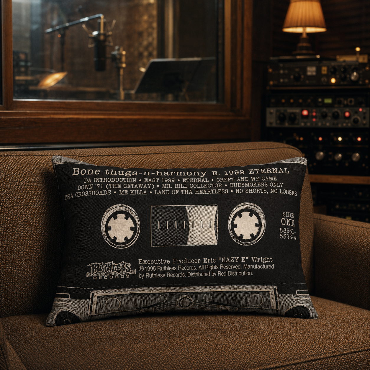 Bone Thugs-N-Harmony E. 1999 Eternal Cassette Pillow