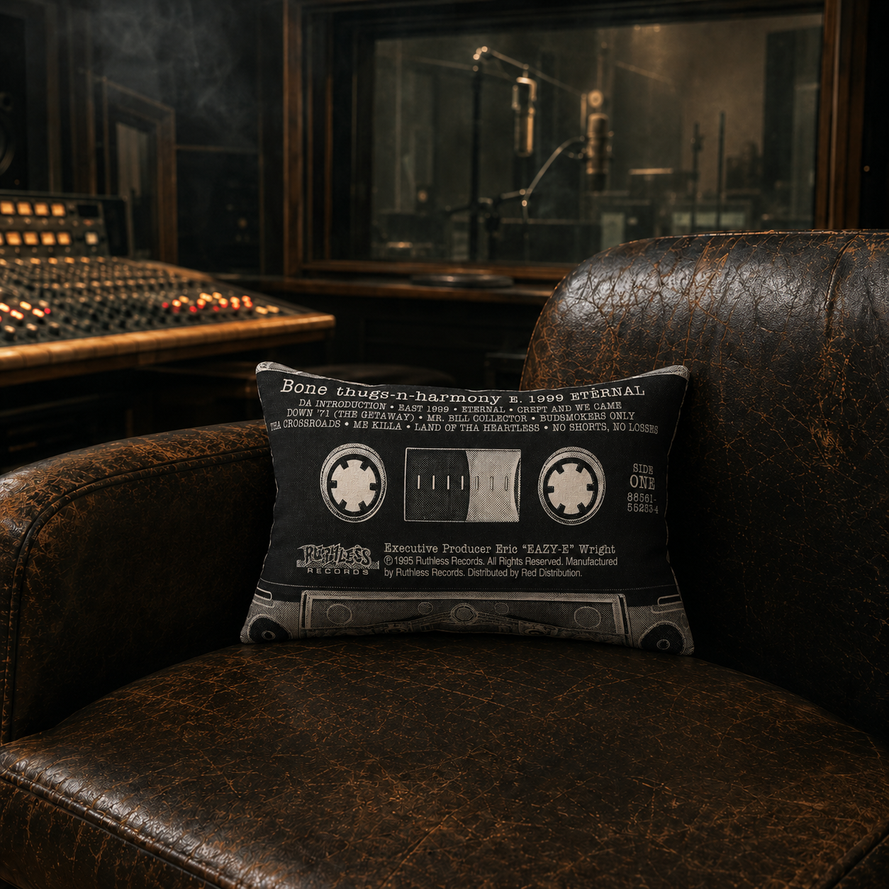 Bone Thugs-N-Harmony E. 1999 Eternal Cassette Pillow