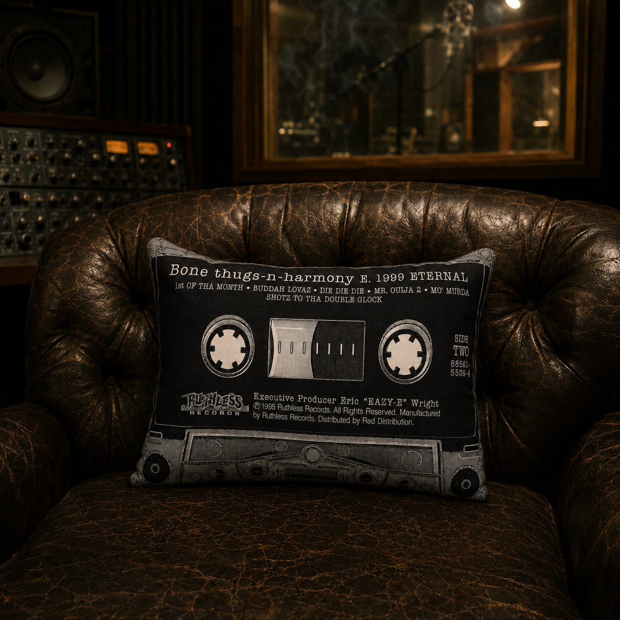 Bone Thugs-N-Harmony E. 1999 Eternal Cassette Pillow