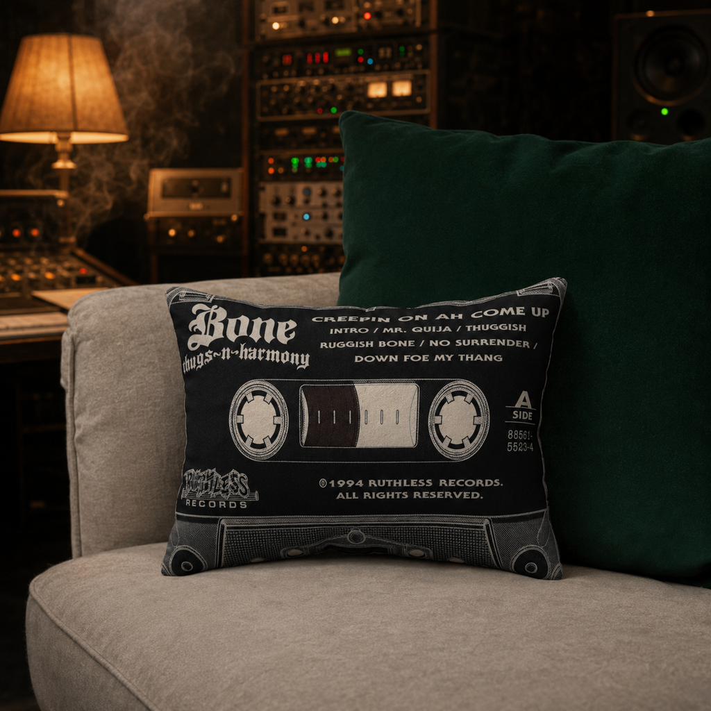 Bone Thugs-N-Harmony Creepin On Ah Come Up Cassette Pillow