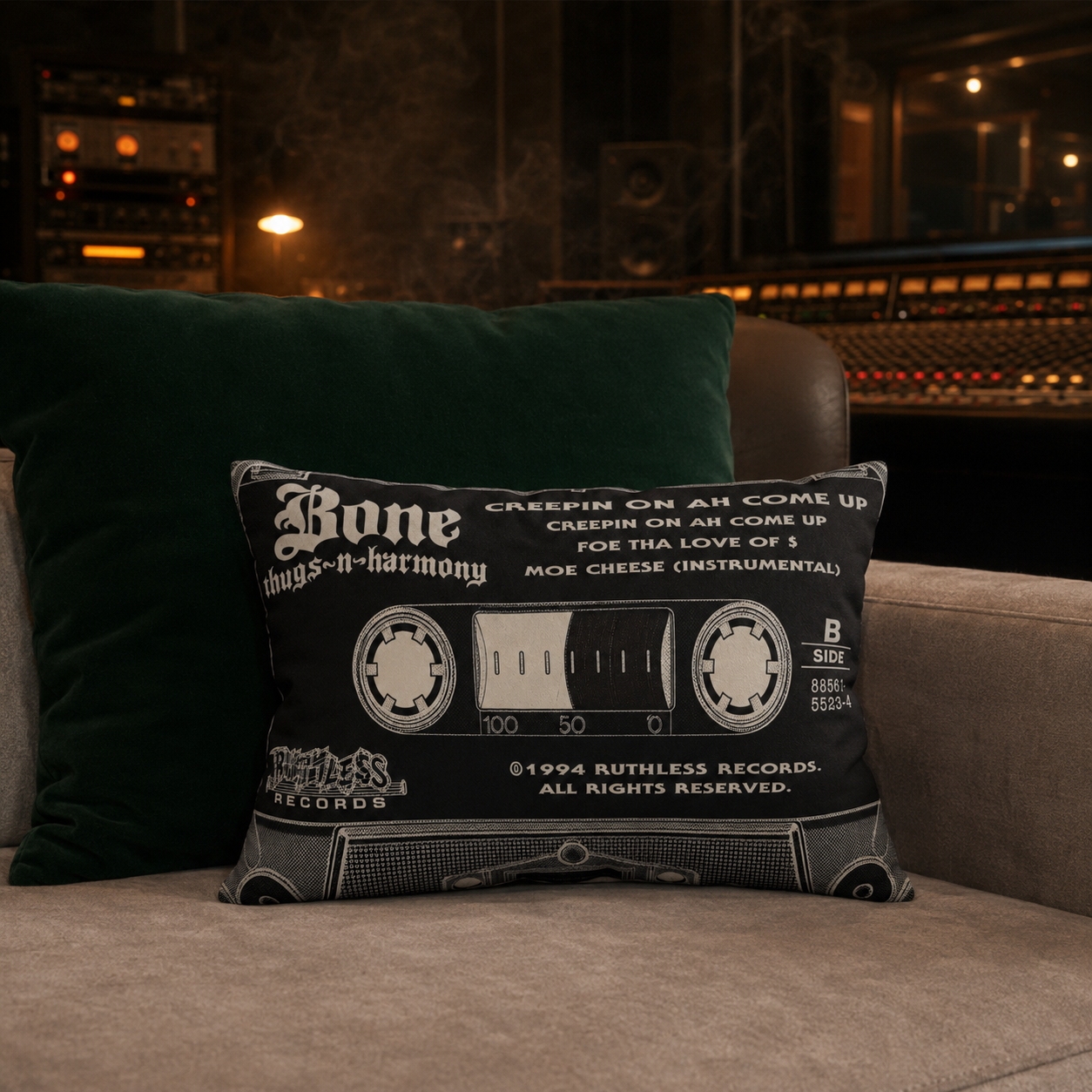 Bone Thugs-N-Harmony Creepin On Ah Come Up Cassette Pillow