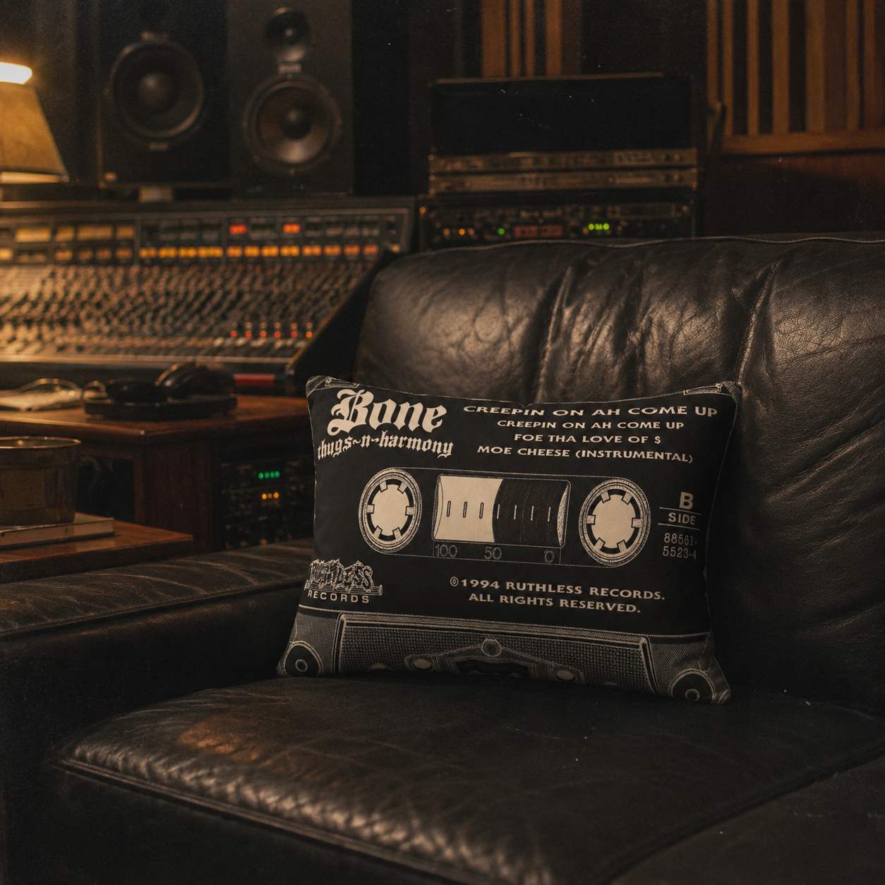 Bone Thugs-N-Harmony Creepin On Ah Come Up Cassette Pillow