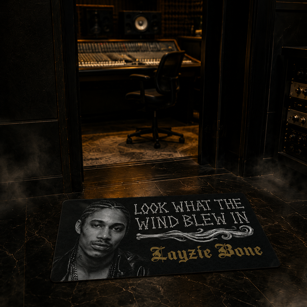 "Look What The Wind Blew In" Welcome Mat