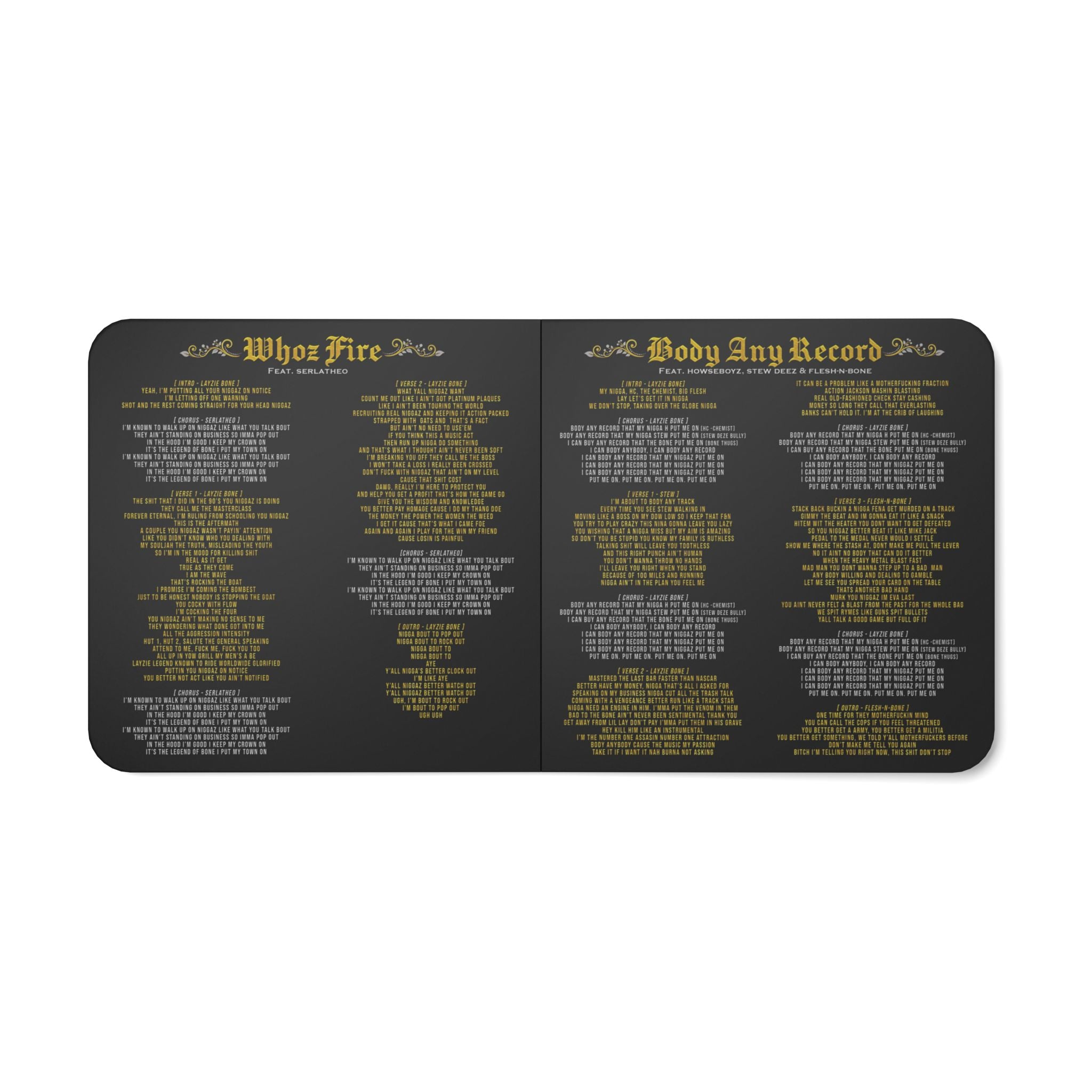 D.A.S.H. Lyric Manuscripts Book