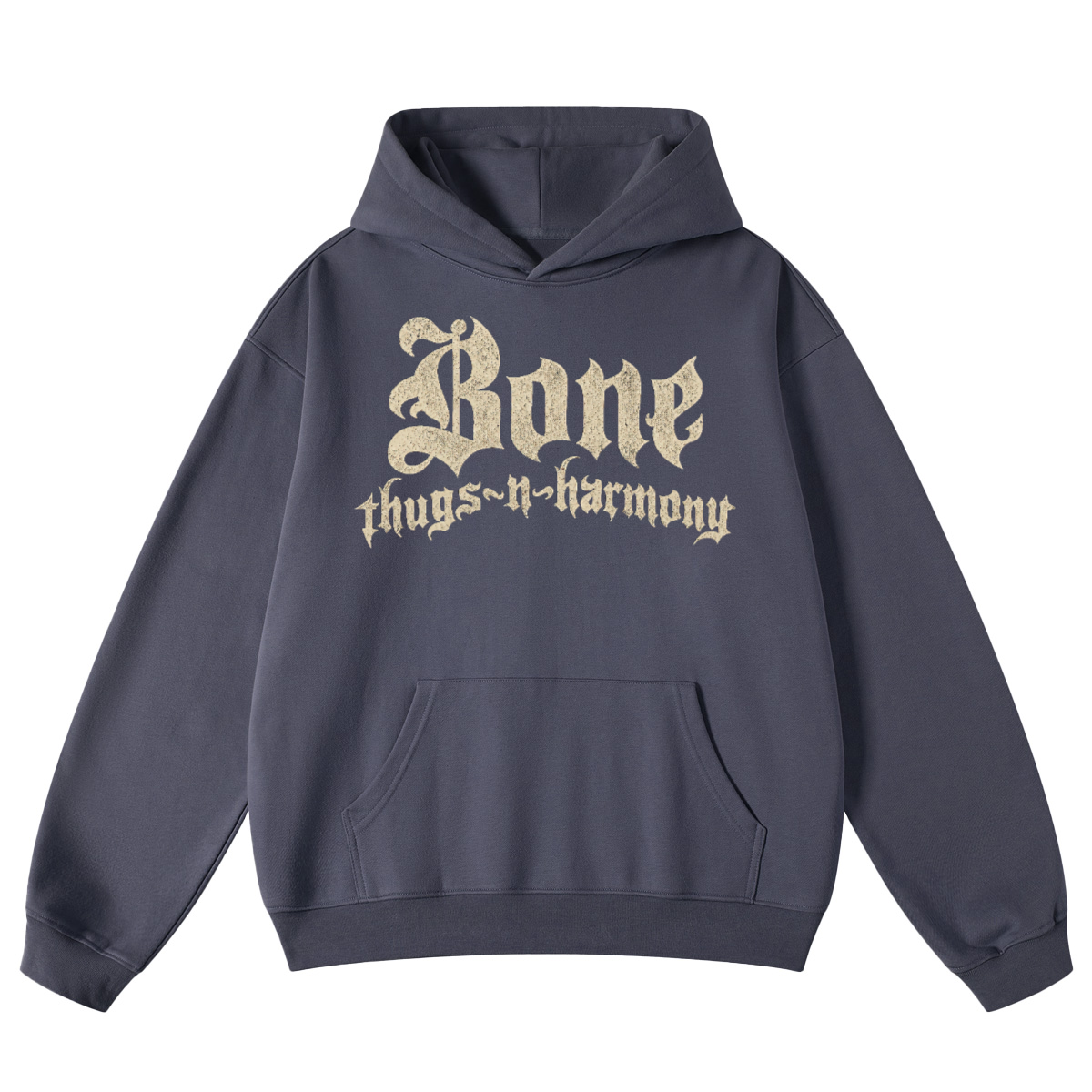 Bone Thugs-N-Harmony Logo Hoodie (Off-White & Navy)