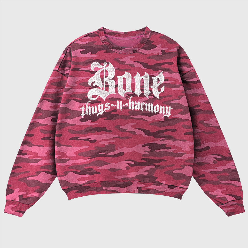 BTNH Logo Crewneck Sweatshirt (Pink Camo)
