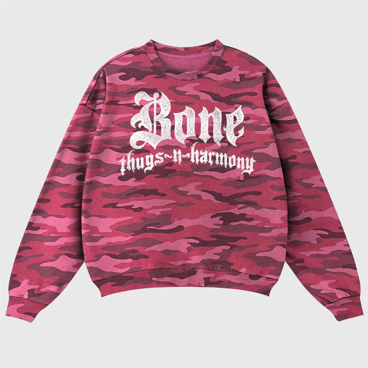 BTNH Logo Crewneck Sweatshirt (Pink Camo)