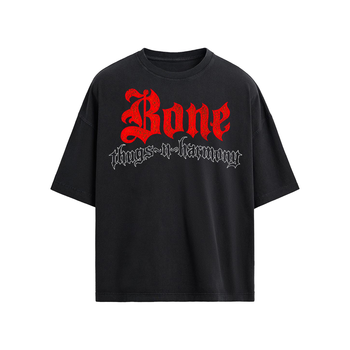 BTNH Logo Tee Red on Black
