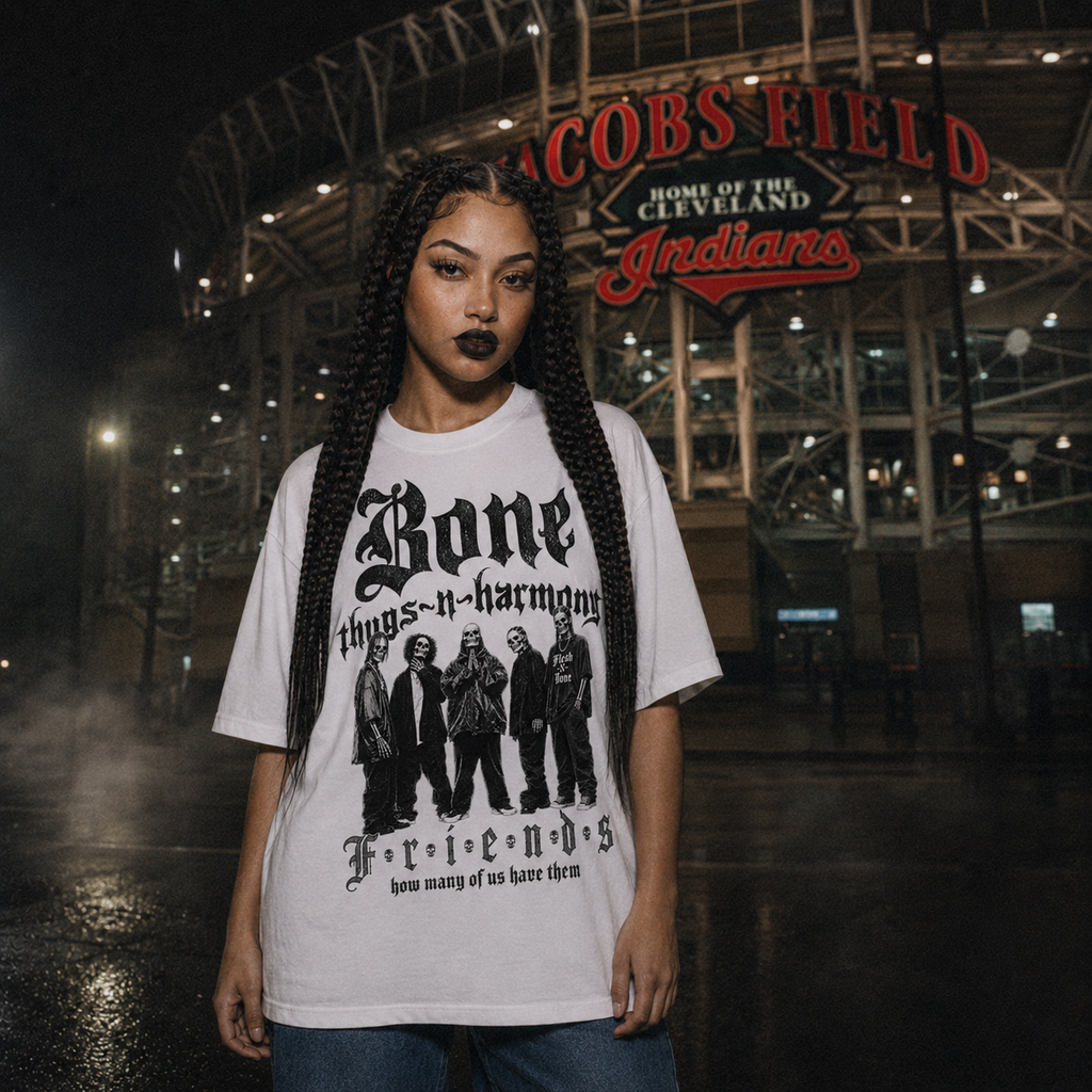 BTNH Friends Oversized Tee (White)