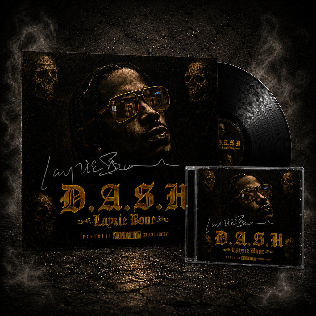 Signed D.A.S.H. CD + Vinyl Bundle - Layzie Bone (Pre-Order)