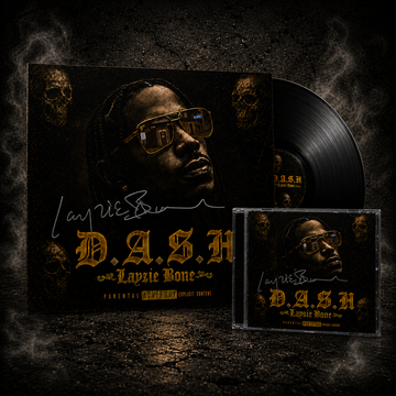 Signed D.A.S.H. CD + Vinyl Bundle - Layzie Bone (Pre-Order)