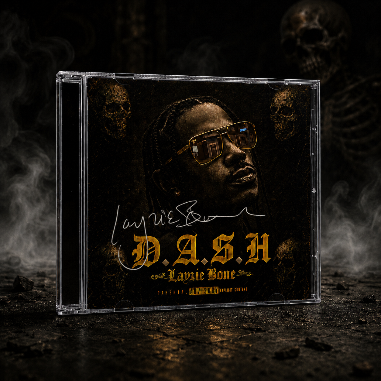 Signed D.A.S.H. CD + Vinyl Bundle - Layzie Bone (Pre-Order)