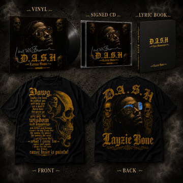D.A.S.H. Ultimate Signed Bundle - Signed CD, Signed Vinyl, Lyric Book & Tee (Pre-Order)