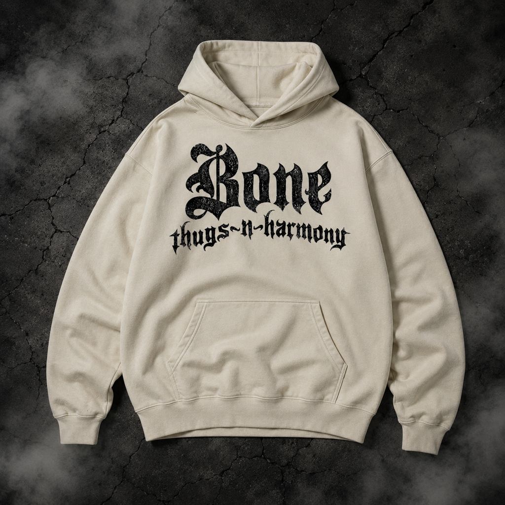 Bone Thugs-N-Harmony Logo Hoodie (Cream)