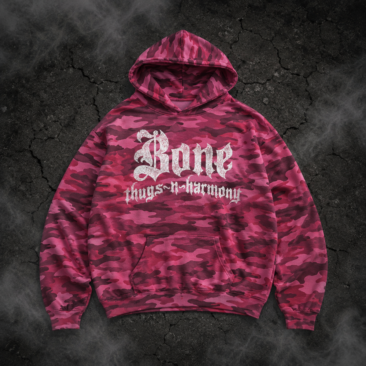 BTNH Pink Camo Hoodie + Shorts Set