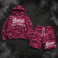 BTNH Pink Camo Hoodie + Shorts Set