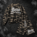 BTNH Camo Crewneck + Shorts Set