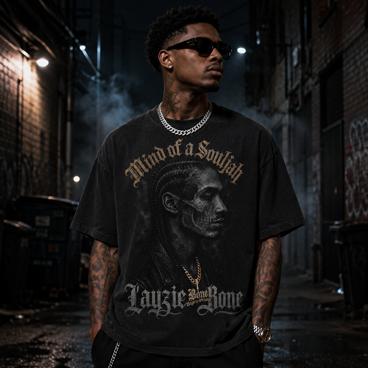 Mind Of A Souljah Oversized Tee (Black)