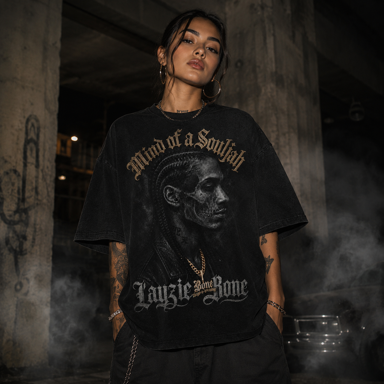 Mind Of A Souljah Oversized Tee (Black)