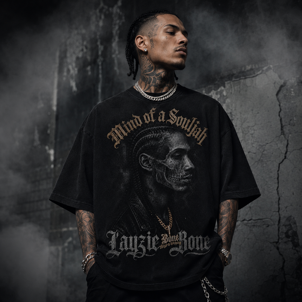 Mind Of A Souljah Oversized Tee (Black)