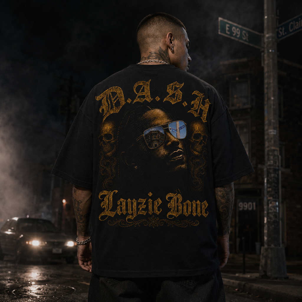 D.A.S.H. Lyric Oversized Tee (Black)