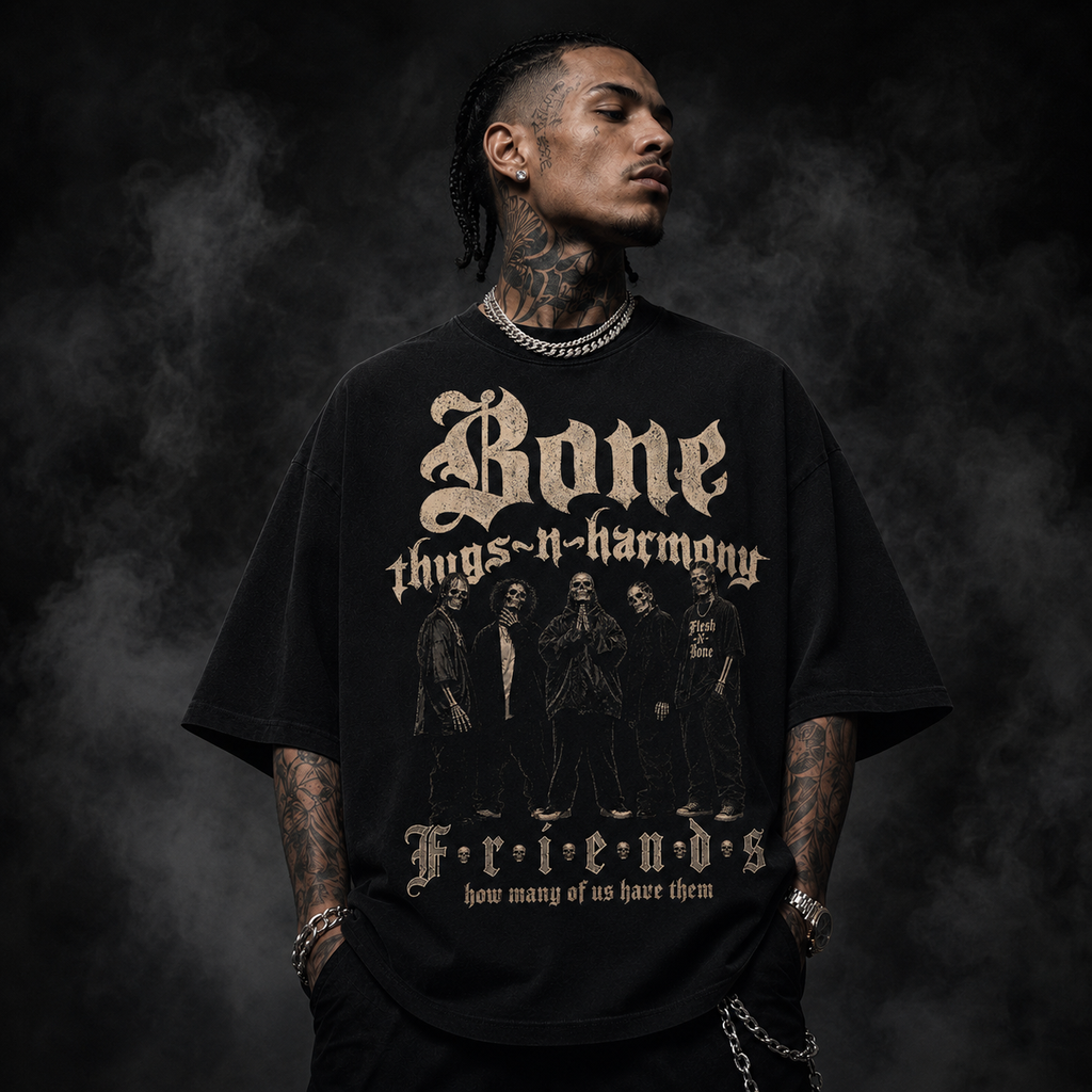BTNH Friends Oversized Tee (Black)