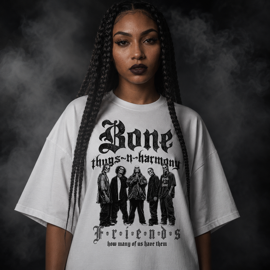 BTNH Friends Oversized Tee (White)