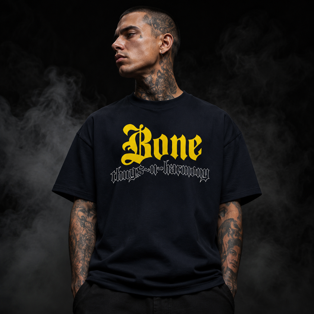 BTNH Logo Tee (Yellow on Black)
