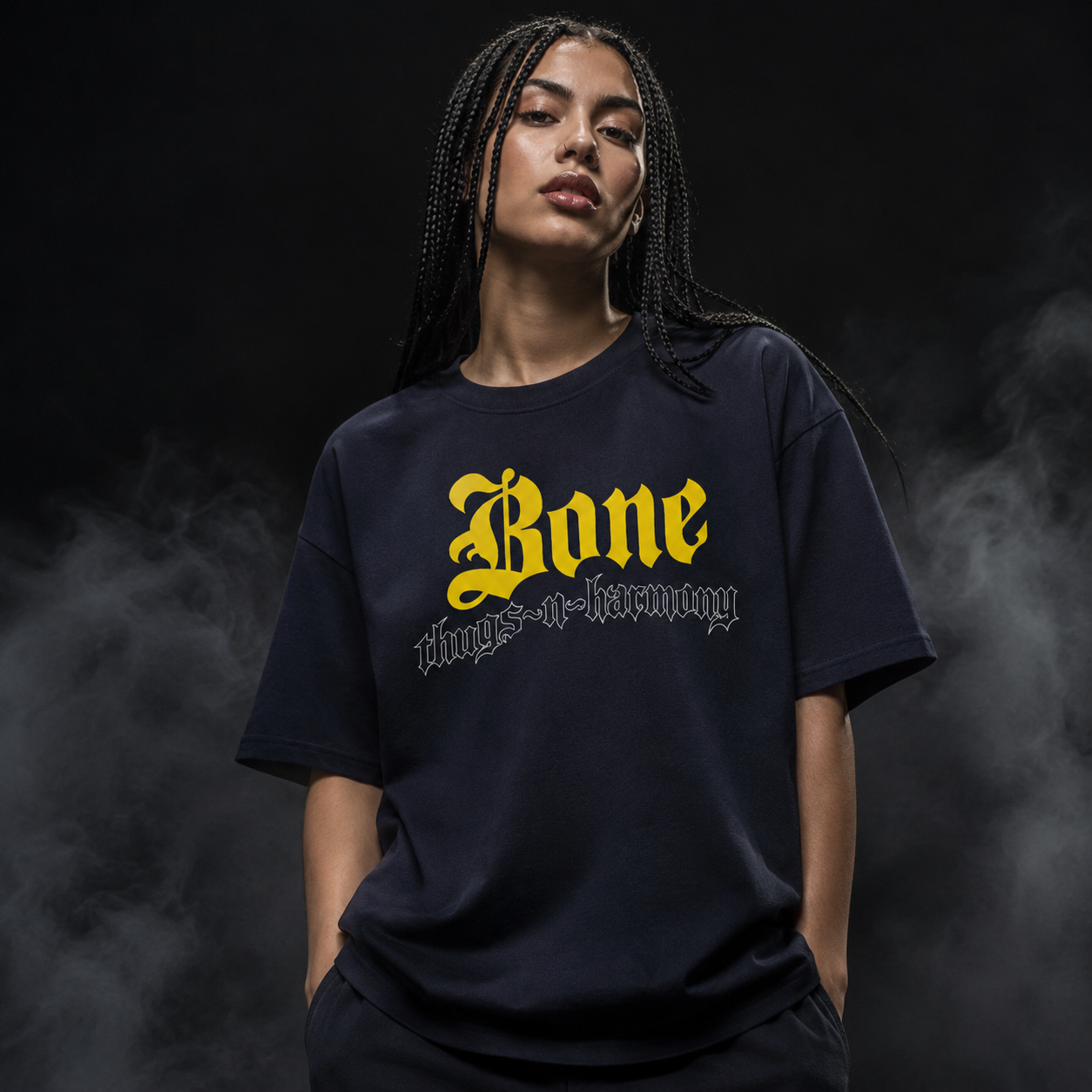 BTNH Logo Tee (Yellow on Black)