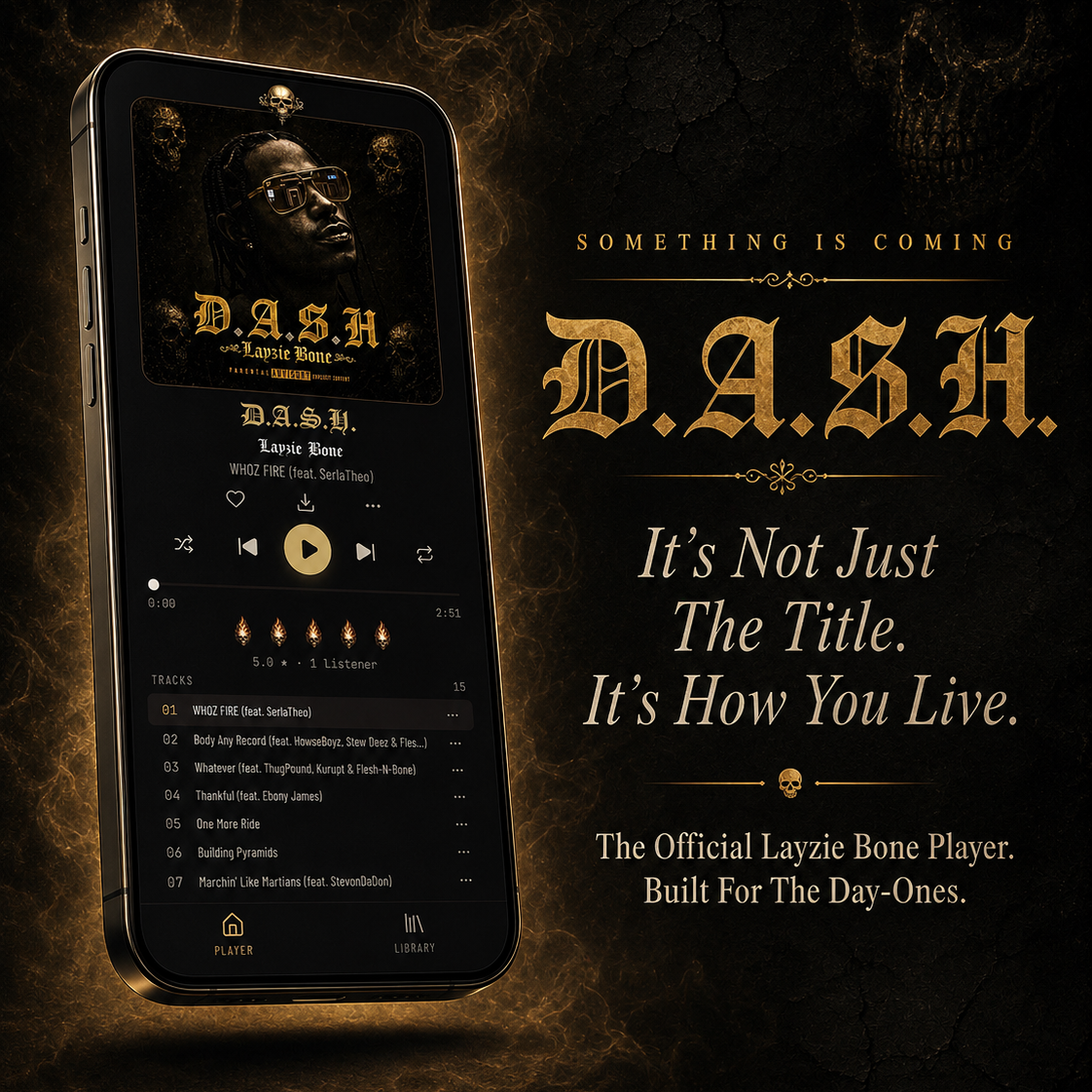 D.A.S.H. — Layzie Bone — Digital Album (Pre-Order)
