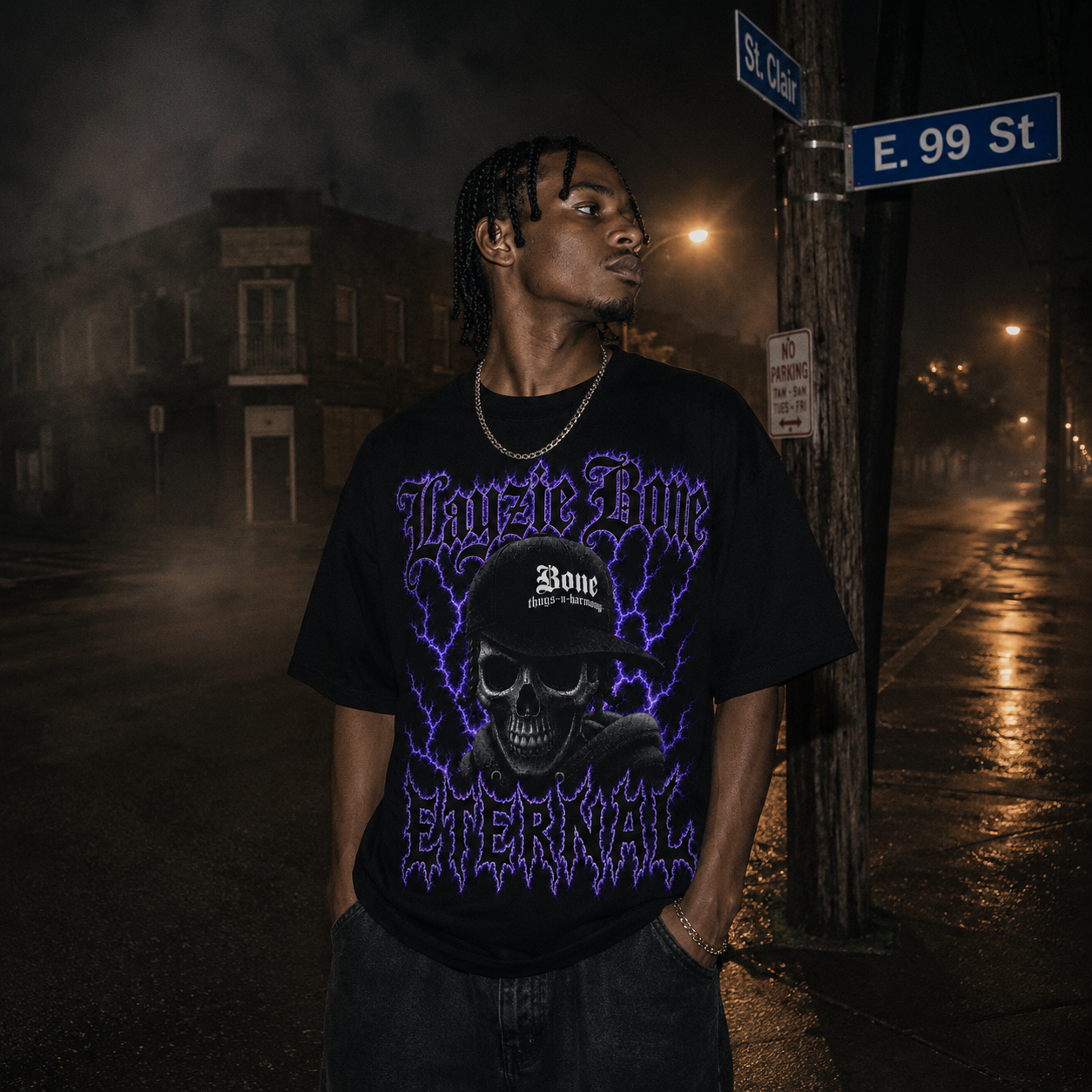 Layzie Bone Eternal Tee (Purple)