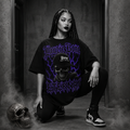 Layzie Bone Eternal Oversized Tee (Purple on Black)