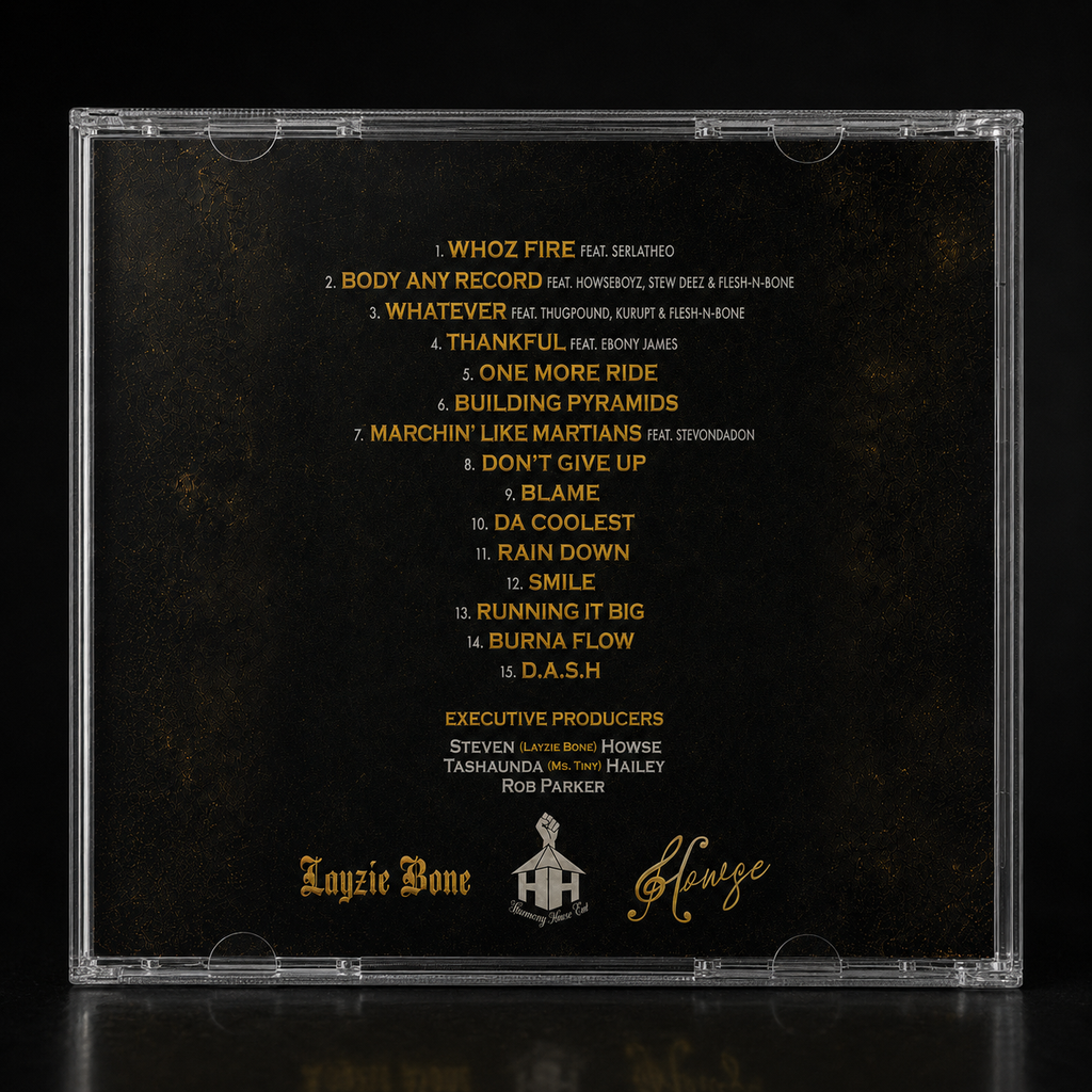Signed D.A.S.H. CD + Vinyl Bundle - Layzie Bone (Pre-Order)