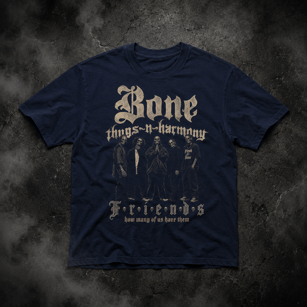Bone Thugs-N-Harmony Friends Tee (Navy)