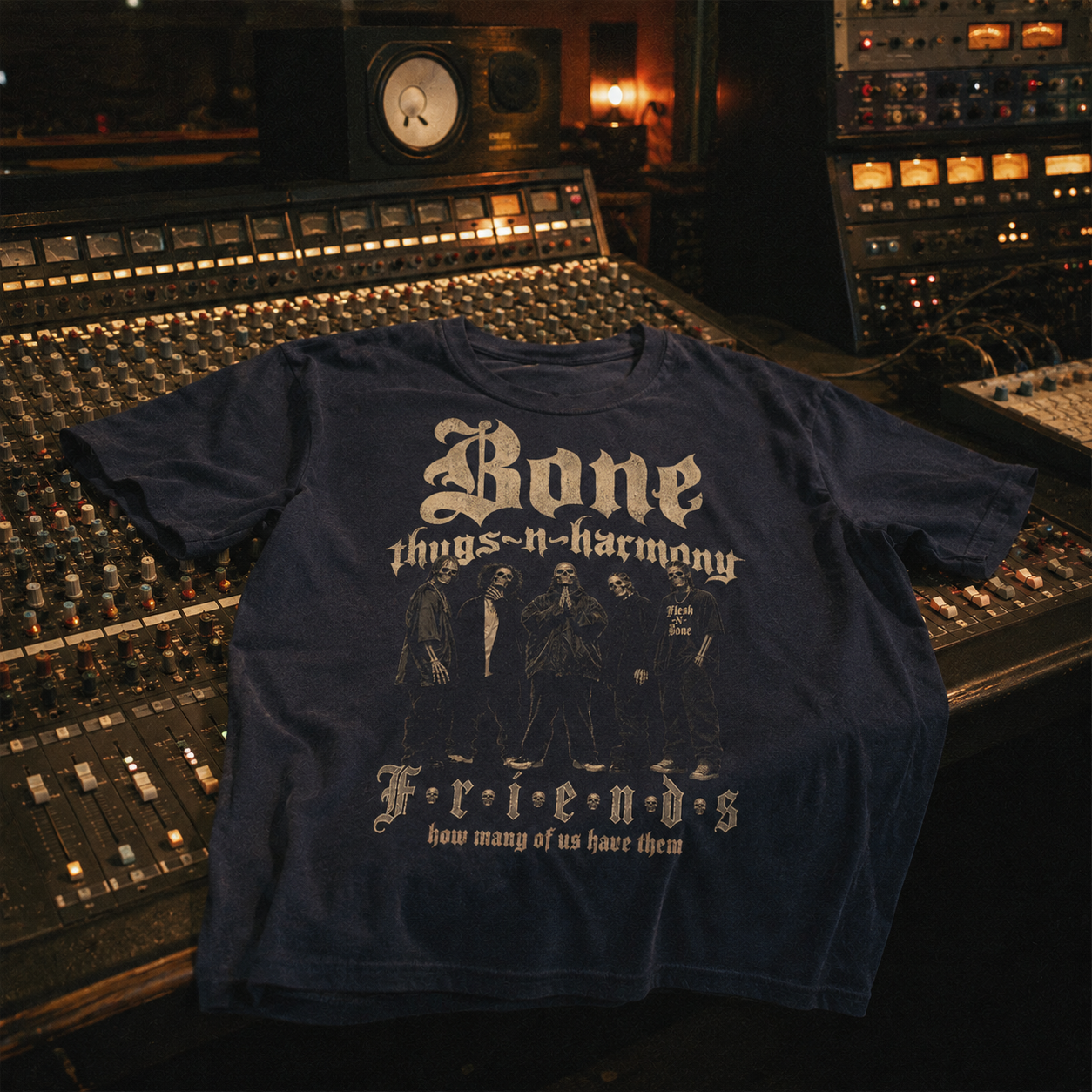 Bone Thugs-N-Harmony Friends Tee (Navy)