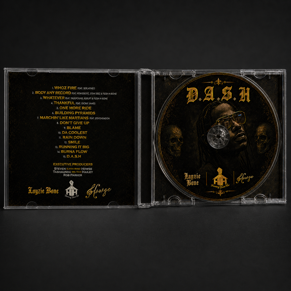 Signed D.A.S.H. CD + Vinyl Bundle - Layzie Bone (Pre-Order)