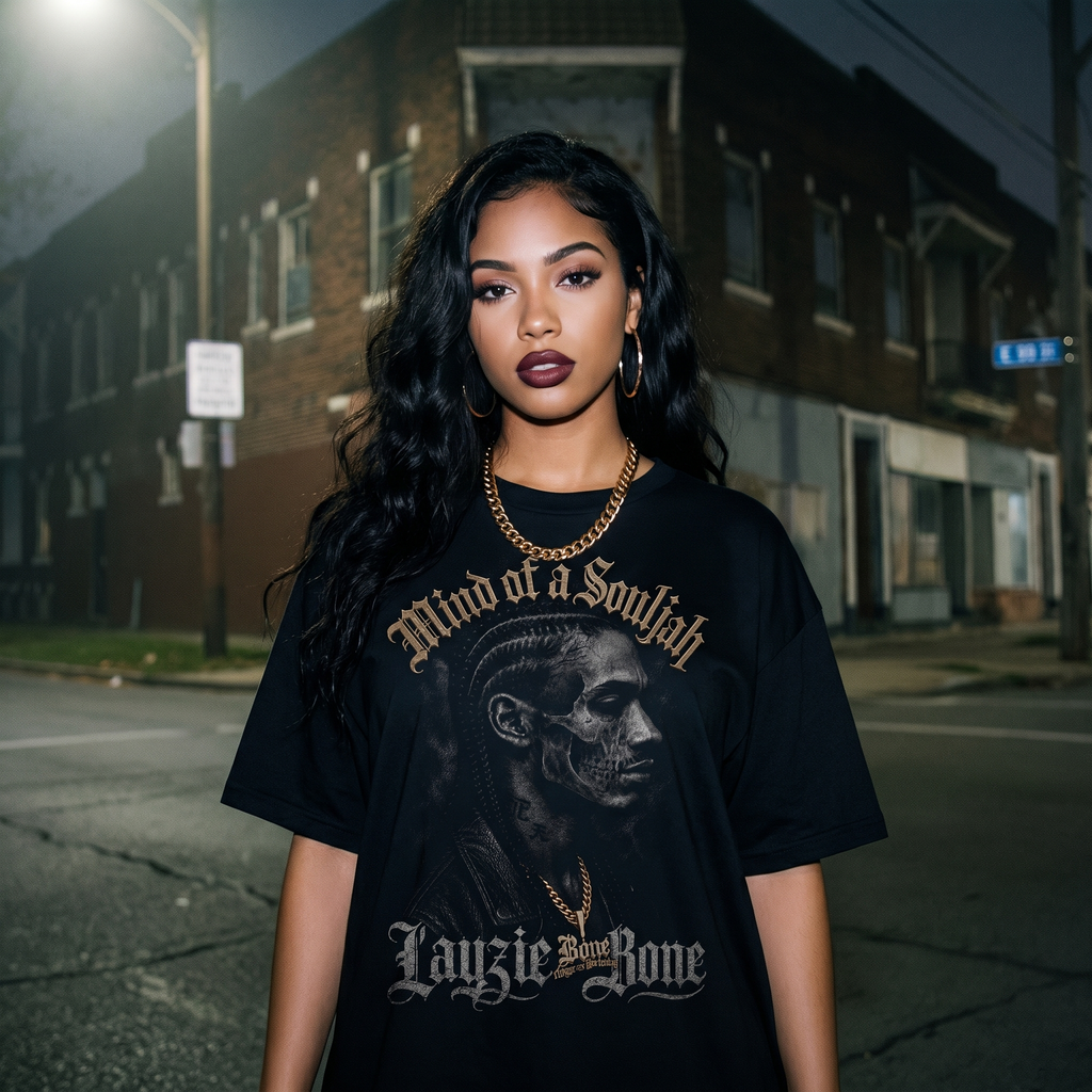 Mind Of A Souljah Oversized Tee (Black)