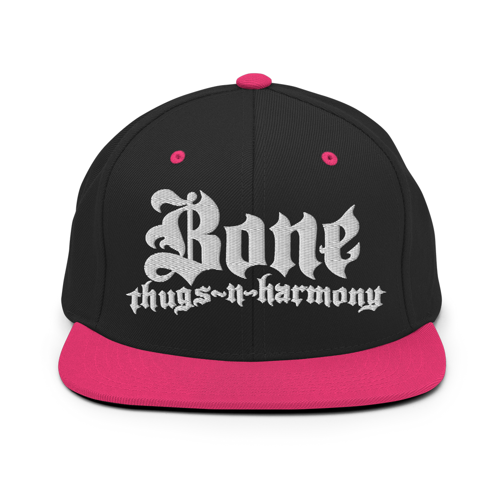 BTNH Snapback - Black / Neon Pink