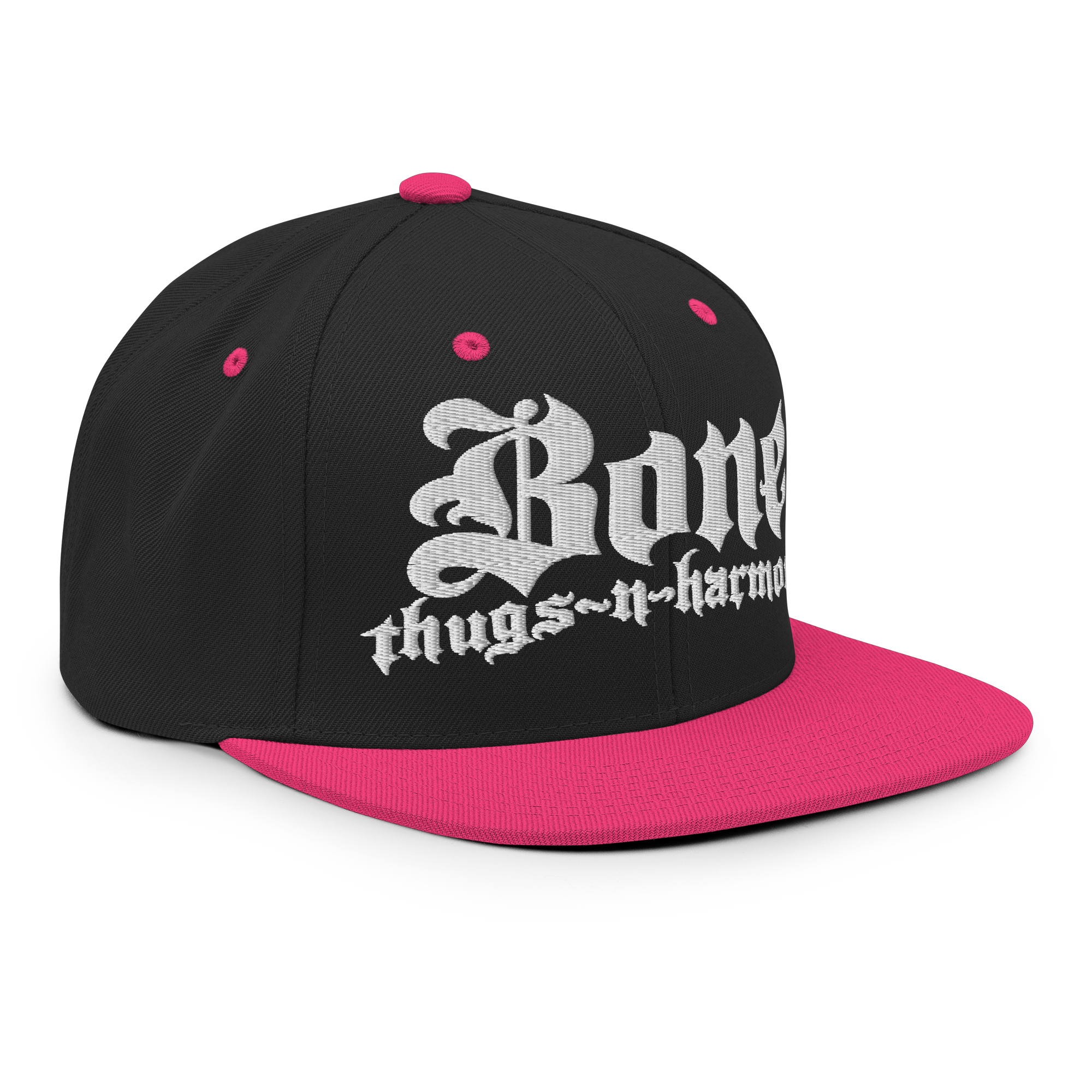 BTNH Snapback - Black / Neon Pink