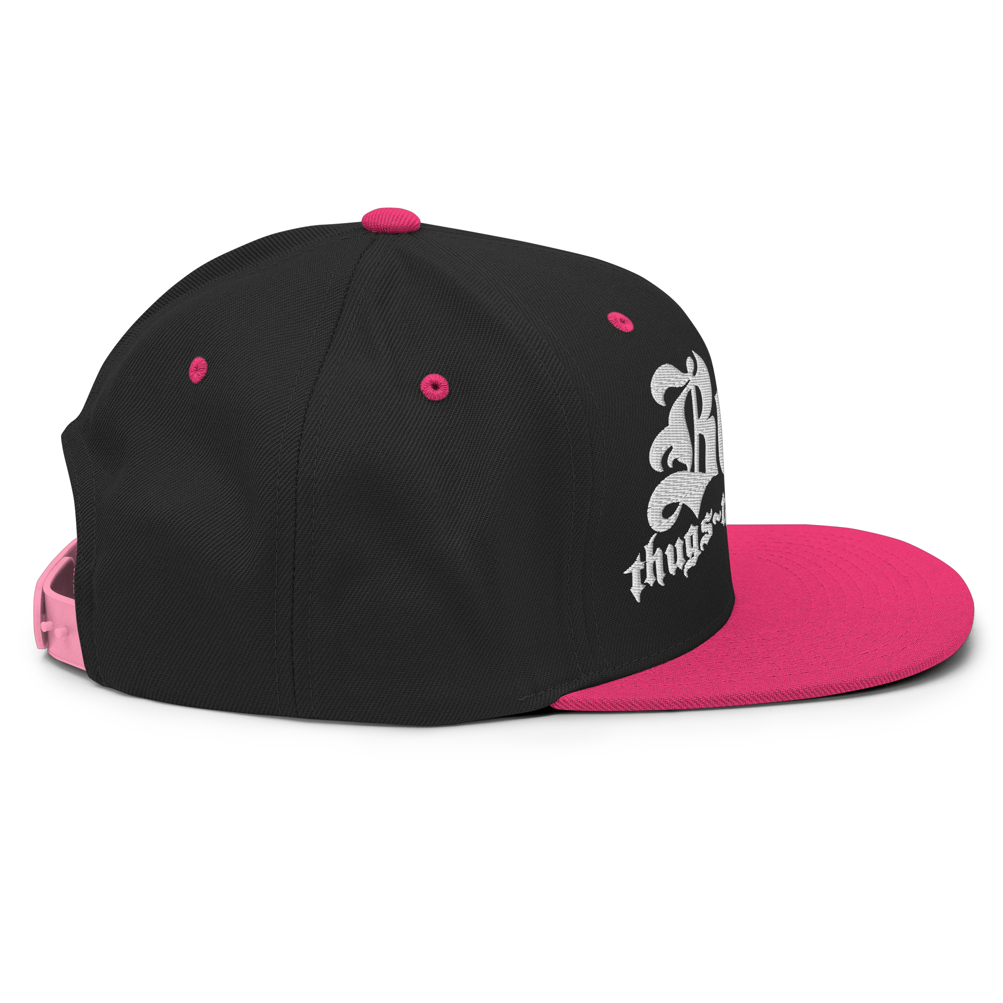 BTNH Snapback - Black / Neon Pink