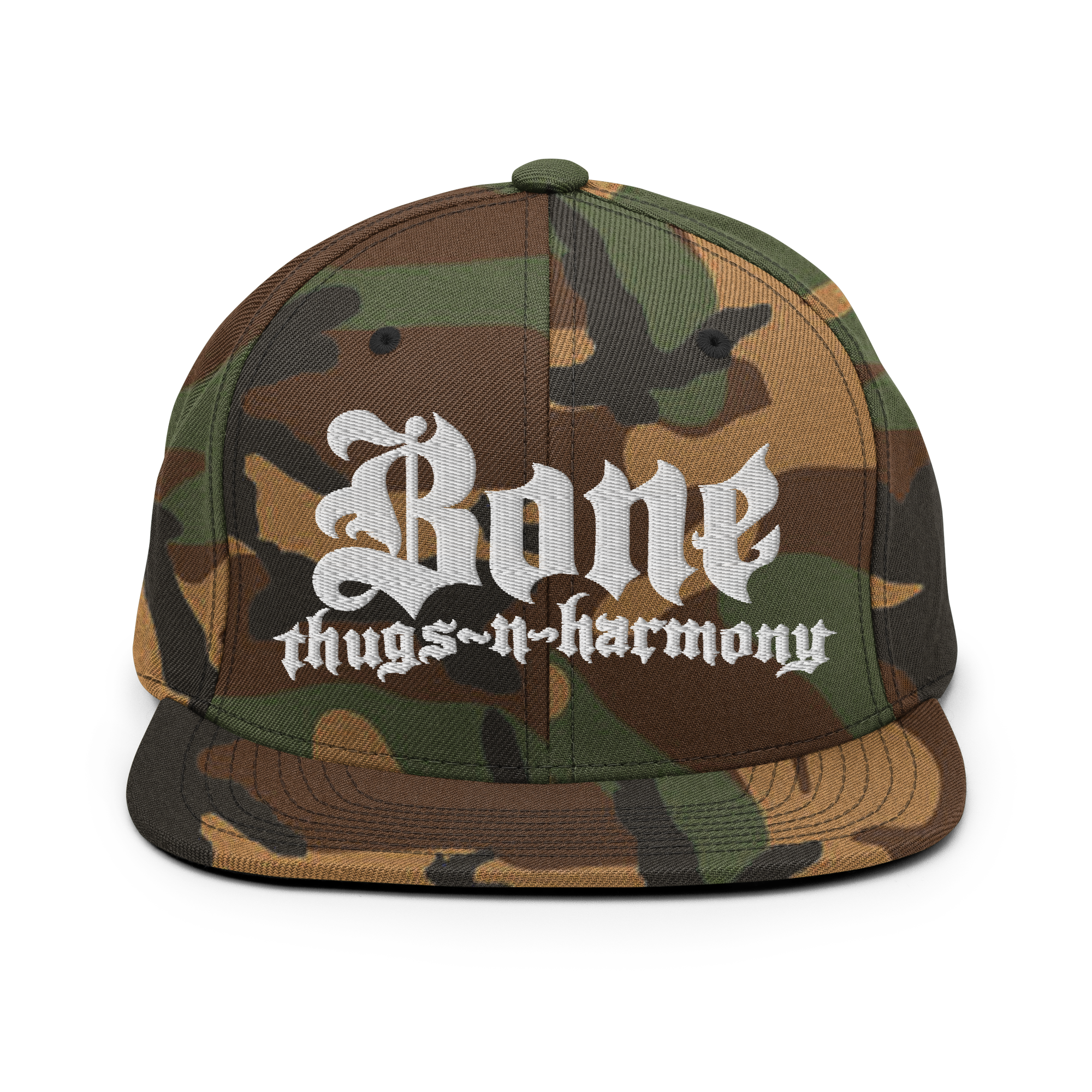 BTNH Snapback - Green Camo