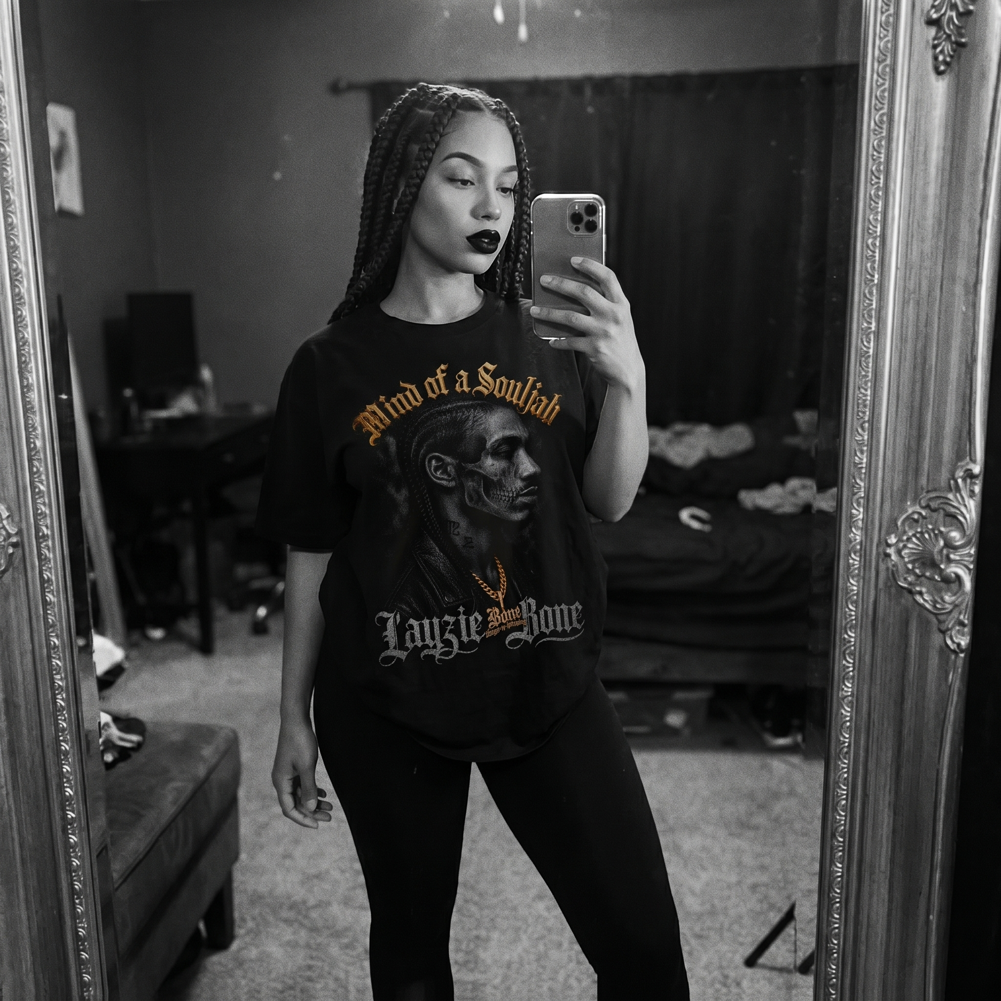 Mind Of A Souljah Oversized Tee (Black)
