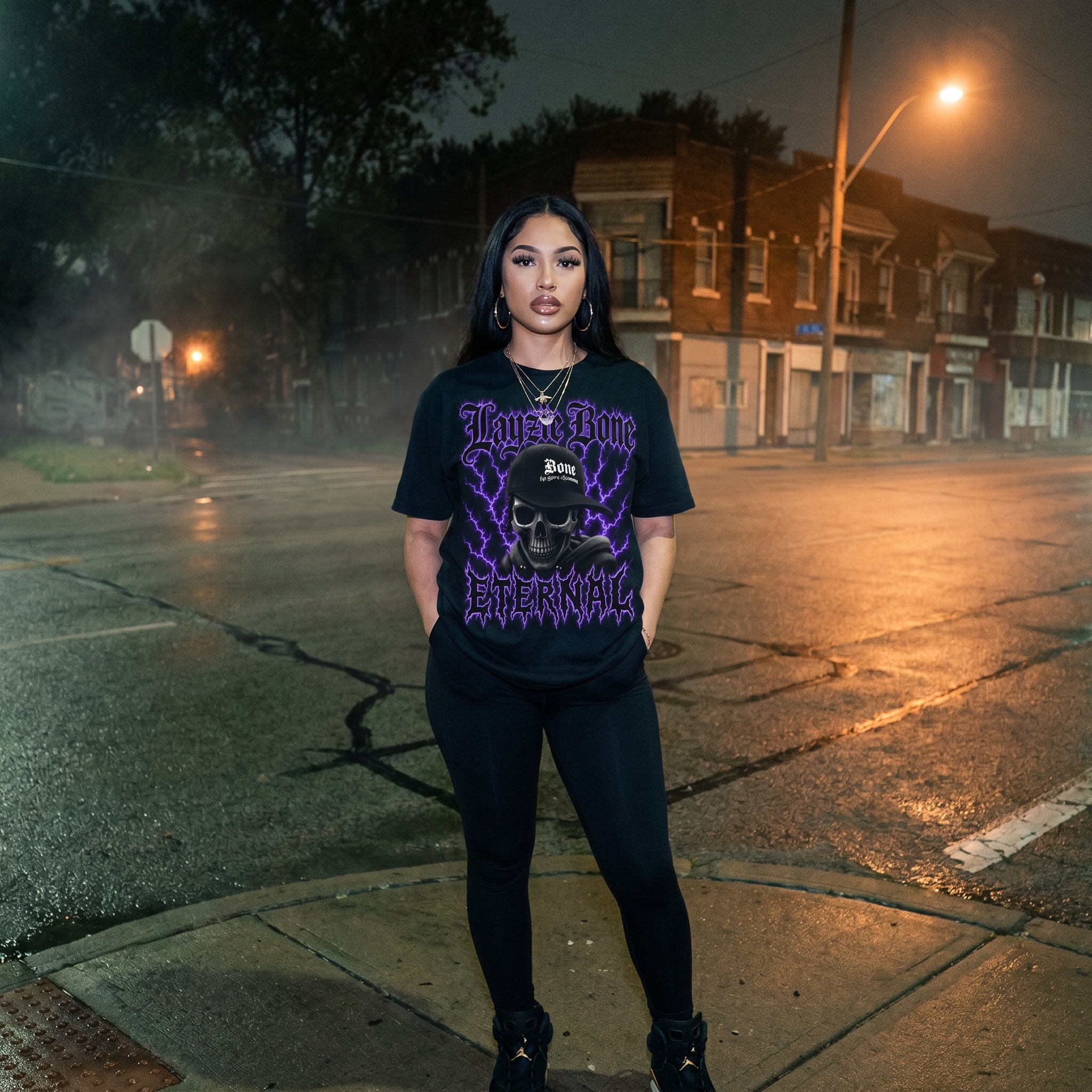 Layzie Bone Eternal Tee (Purple)