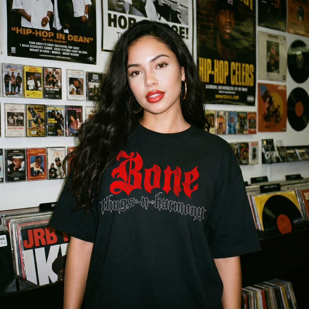 BTNH Logo Tee Red on Black