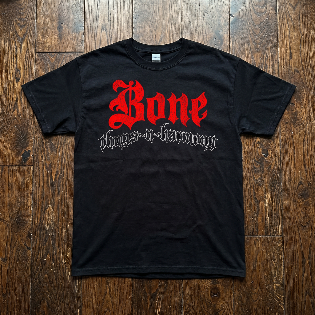 BTNH Logo Tee Red on Black